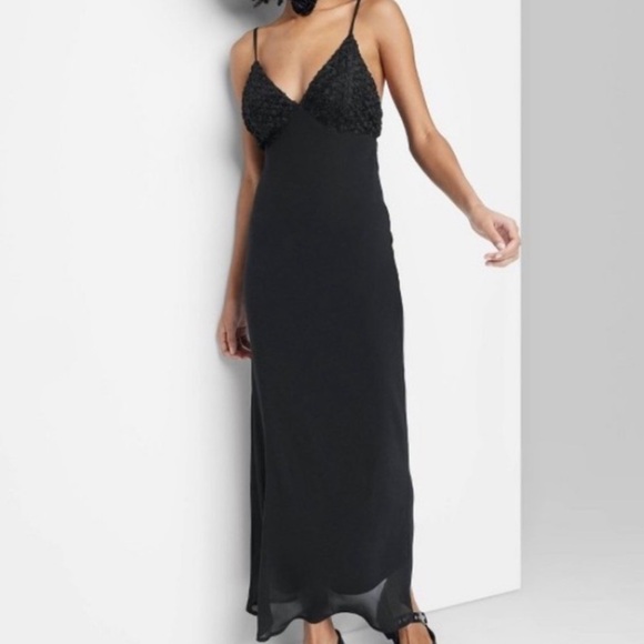 Women's Sleeveless Rosette Cup Maxi Dress - Wild Fable - Picture 2 of 7